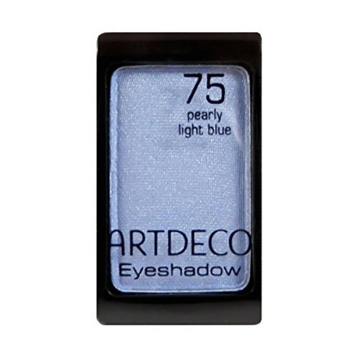 ArtDeco, ArtDeco, Eyeshadow Powder, 75, Pearly Light Blue, 1 Shade, Refill, 0.8 g - Teknashop Ltd