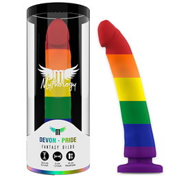 MYTHOLOGY - DEVON PRIDE DILDO M - D-232486 - Teknashop Ltd