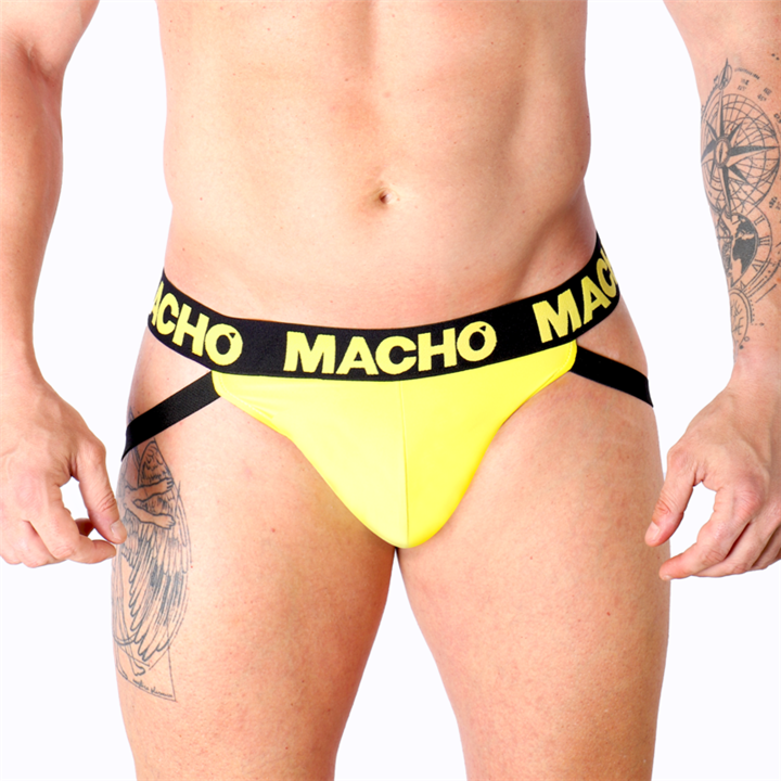 MACHO - MX25A JOCK LYCRA YELLOW M - D-238432