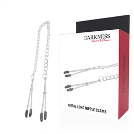 DARKNESS - ADJUSTABLE METAL NIPPLE Clamps - D-221238 - Teknashop Ltd