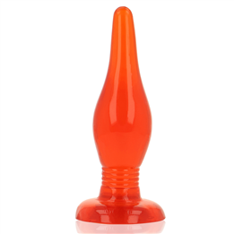 BAILE - RED SOFT TOUCH ANAL PLUG 14.2 CM - D65-149097RJ
