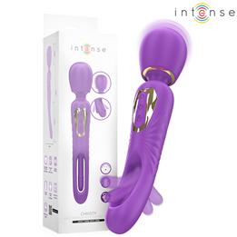 INTENSE - CHRISTY VIBRATING WAND WITH FLIPPING TONGUE - D-244529 - Teknashop Ltd