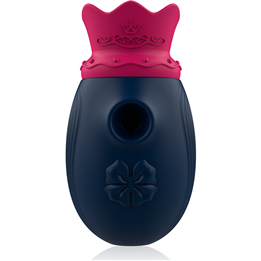 INTENSE - CLITORIS STIMULATOR 10 SUCTION AND LICKING MODES - BLUE - D-230638 - Teknashop Ltd