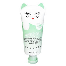 Inuwet, Vanilla-Coco, Vegan, Hydrating & Nourishing & Softening, Hand & Nail Cream, Vanilla, 60 ml