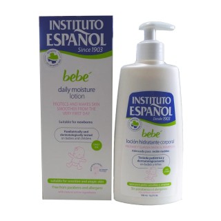 Instituto Español Baby Moisturizing Body Lotion Newborn Sensitive Skin Without Allergens 300ml - children - Teknashop Ltd