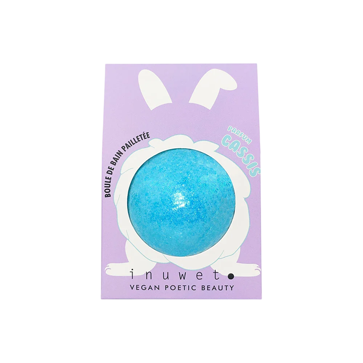 Inuwet, Cassis, Bath Bomb, 120 g