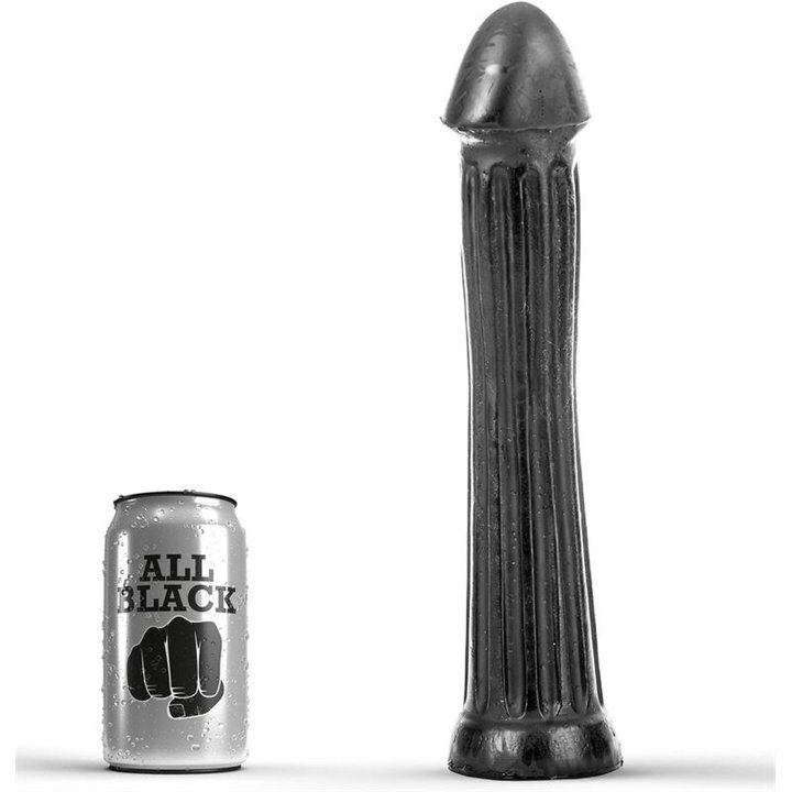 ALL BLACK - PLUG DILDO 31 CM - D-221727 - Teknashop Ltd