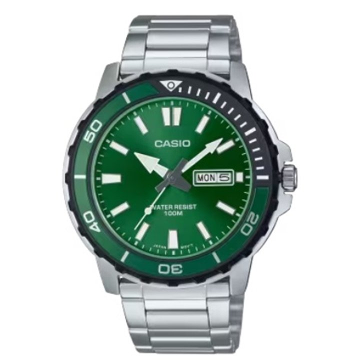 CASIO SPORT  Mod. DIVER 100M - FOREST GREEN - WW.MTD-125D-3AVDF