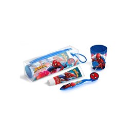 Cartoon Neceser Spiderman Bucal Denttifrico Cepillo Dental Vasito - unisex
