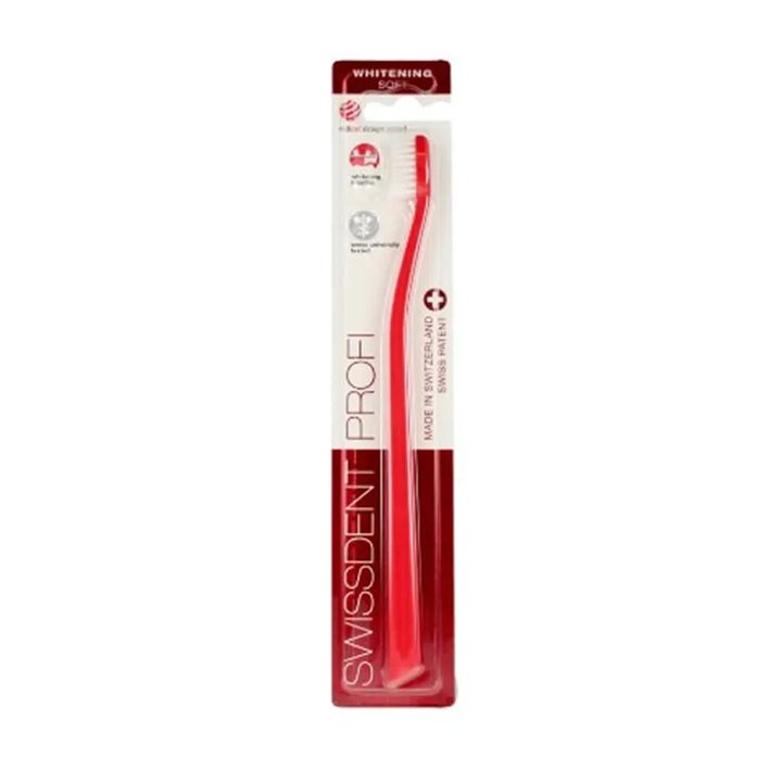 Swissdent Profi Whitening Classic Toothbrush Red - unisex - Teknashop Ltd