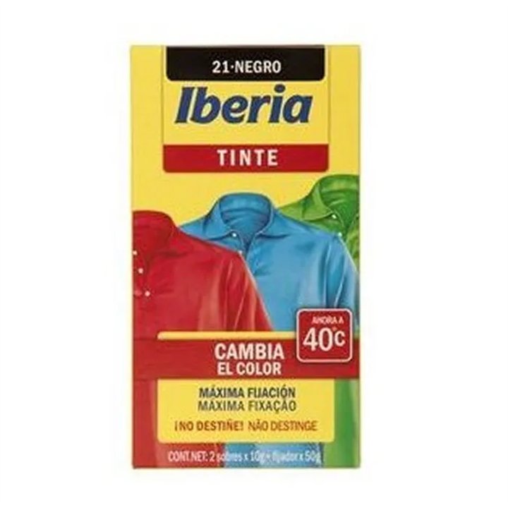 Iberia Clothes Dye Black nº21 - unisex - Teknashop Ltd