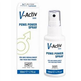 Hot V-Activ Penis Power Spray for Men 50 ml - 4042342001334