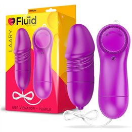Laary Multi-Speed Vibrating Egg with Remote Control Purple - FL-413
