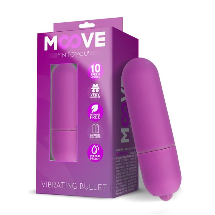 Vibrating Bullet 10 Speeds Purple - MO-060 - Teknashop Ltd