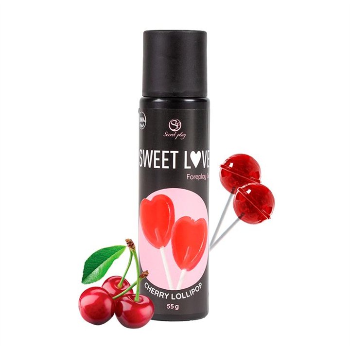 Sweet Love Lubricant Cherry Lollipop 60 ml - F3671 - Teknashop Ltd