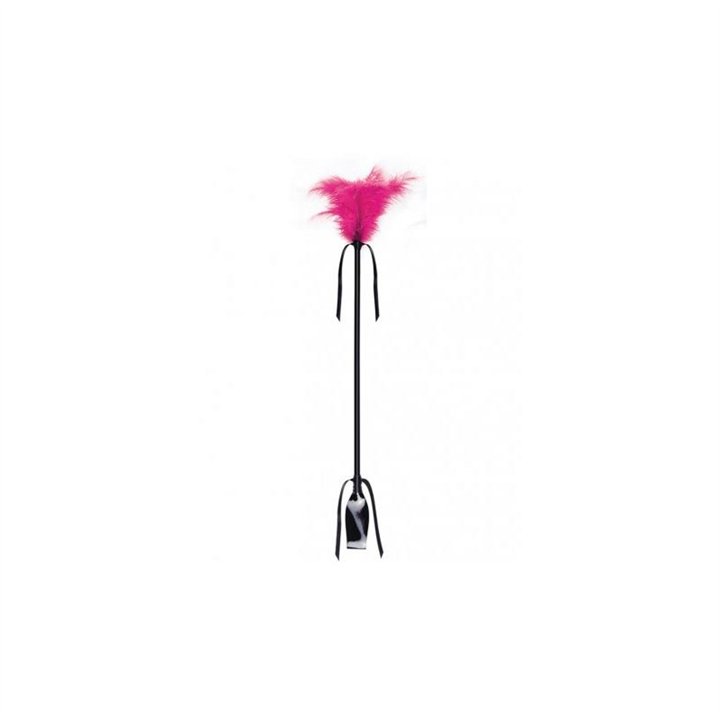 Secret Play Fuchsia Duster And Riding Crop - F3422F