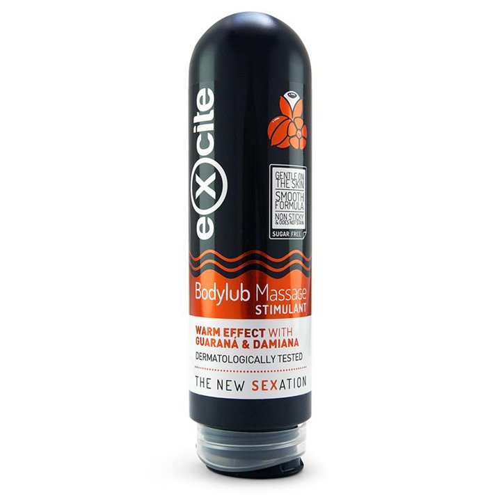 BodyLub Massage Estimulante Damiana and Guarana 200 ml - 8430830600552 - Teknashop Ltd