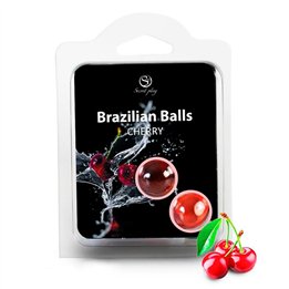 Set 2 Brazilian Balls Cherry Aroma - F3385-6 - Teknashop Ltd
