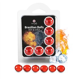 Brazilian Balls Set 6  Hot & Cold Effect - F3629-1