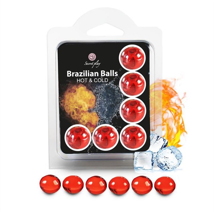 Brazilian Balls Set 6  Hot & Cold Effect - F3629-1 - Teknashop Ltd
