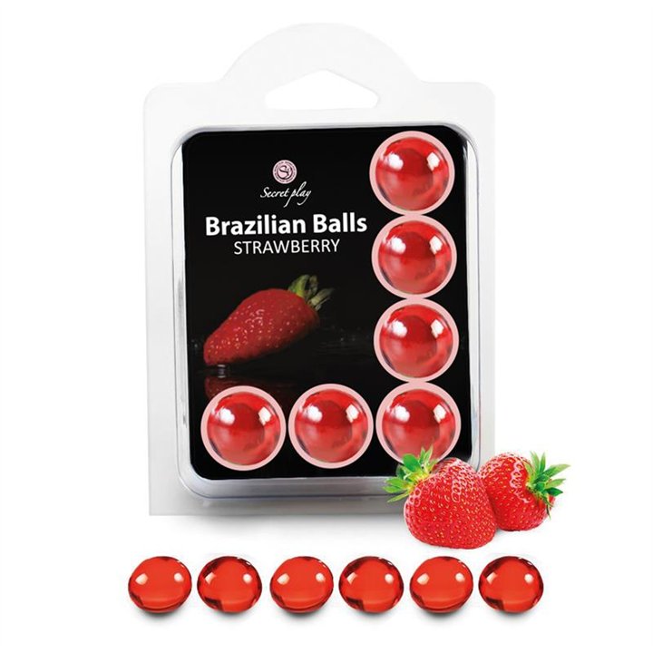 Brazilian Balls Set 6 Strawberry - F3386-7