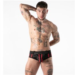 LOCKER GEAR - FULL MILITARY ACCESS JOCK BRIEF RED L - D-246656