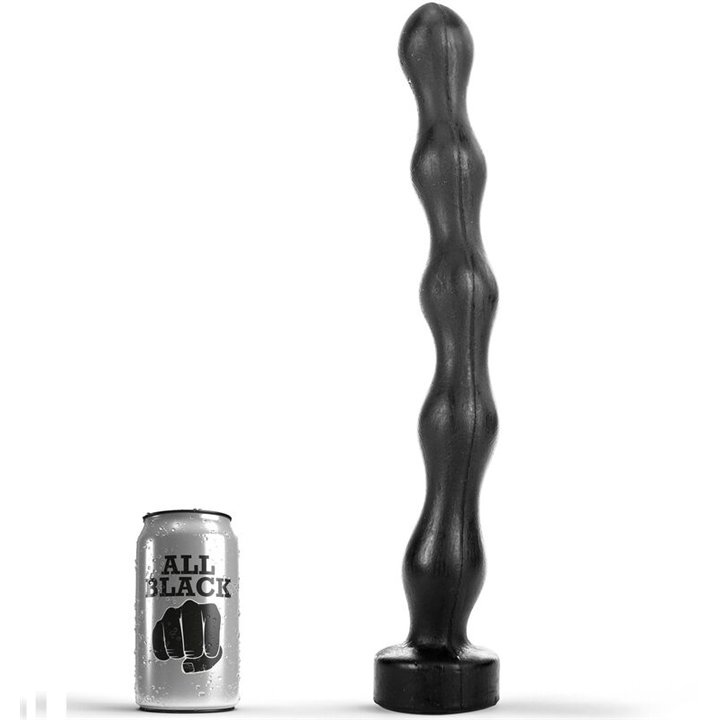 ALL BLACK - ANAL BEADS 41,5 CM - D-222820 - Teknashop Ltd