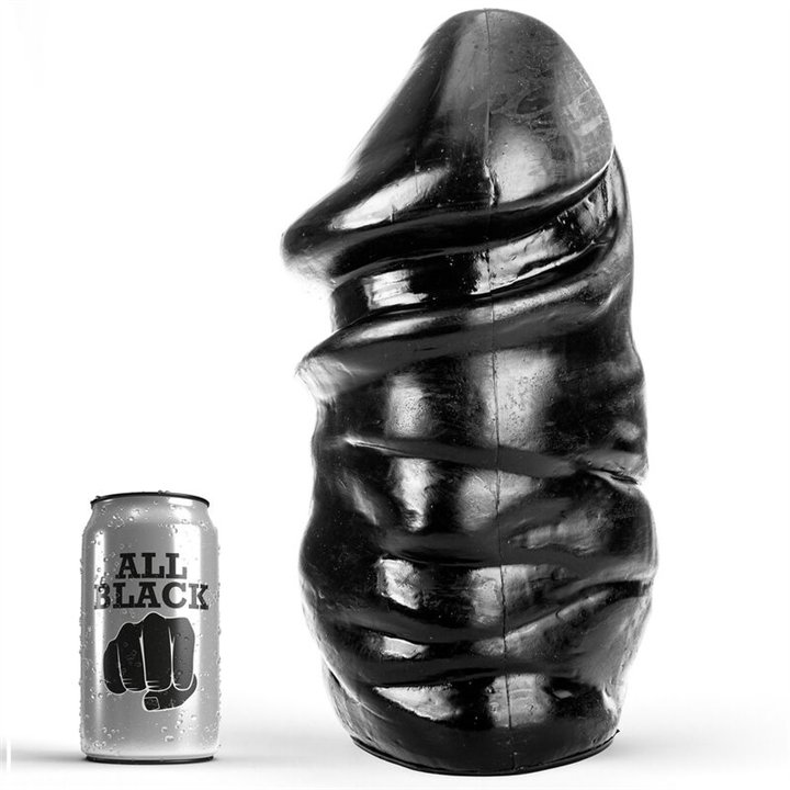 ALL BLACK - PENE ANAL 33 CM - D-222873