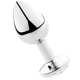 SECRETPLAY - PLUG ANAL TRANSPARENT ALUMINUM 8 CM - D-212418