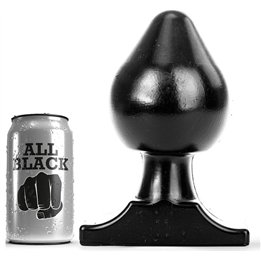 ALL BLACK - ANAL PLUG 19 CM - D-216245 - Teknashop Ltd
