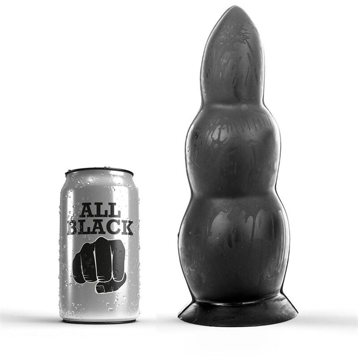 ALL BLACK - ANAL PLUG 23 CM - D-222816 - Teknashop Ltd