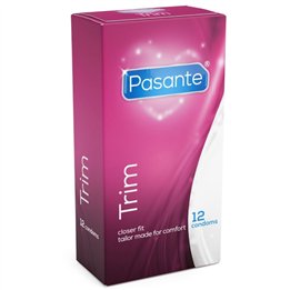 PASANTE - THIN TRIM MS CONDOMS 12 UNITS - D-225491 - Teknashop Ltd