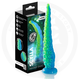 EPIC - SCYLLA FLUORESCENT THIN TENTACLE DILDO LARGE SIZE - D-246898