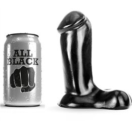 ALL BLACK - DILDO REALISTIC 14 CM - D-216241