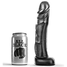 ALL BLACK - DILDO 22 CM - D-221761 - Teknashop Ltd