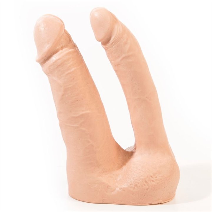 PINK ROOM - ARTHUS REALISTIC DOUBLE DILDO FLESH 17CM/15.5CM - D-222927