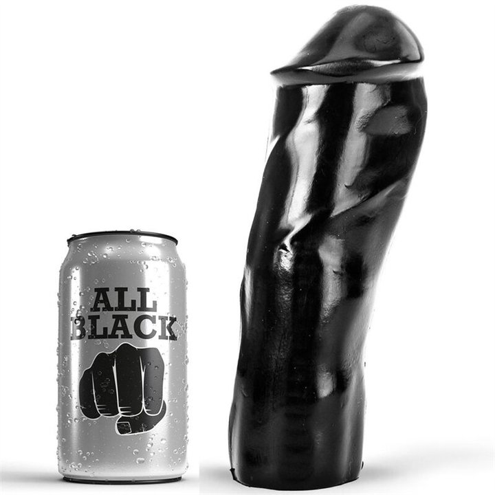 ALL BLACK - DILDO REALISTIC 20 CM - D-221855