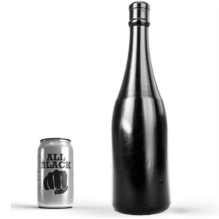 ALL BLACK - ANAL BOTTLE 34,5 CM - D-222834 - Teknashop Ltd