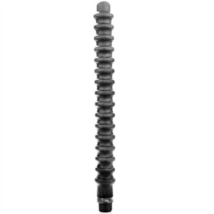 ALL BLACK - MEGA RIPPLE SHOWER ANAL SILICONE 28.5 CM - D-229336