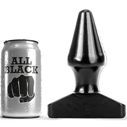 ALL BLACK - PLUG ANAL 15,5 CM - D-221726 - Teknashop Ltd