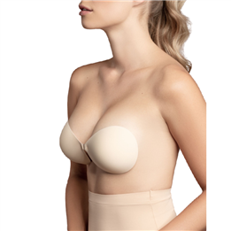 BYE-BRA - BRA INVISIBLE BEIGE CUP B - D-227824