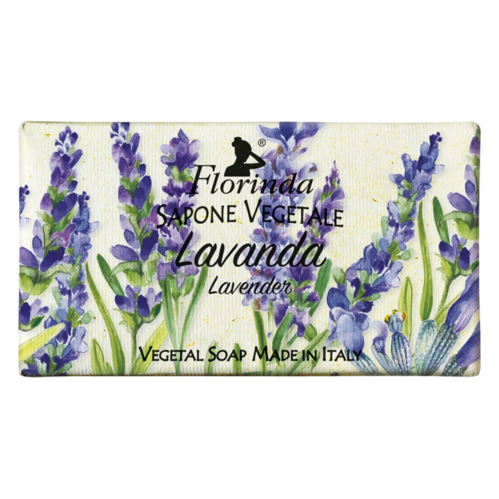 Florinda, Lavender, Vegan, Hydrating & Cleansing, Floral, Scented Soap Bar, Body, 100 g