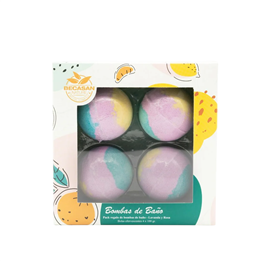 Set, Becasan Nature, Becasan Nature, Bath Bomb, 4 pcs, 100 g