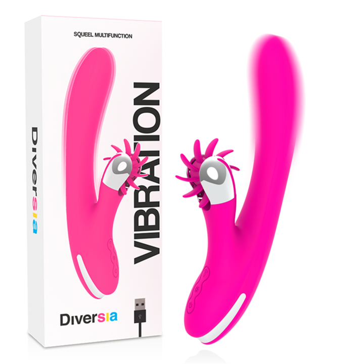 DIVERSIA - BUNNY VIBRATING 24 CM - D-232424