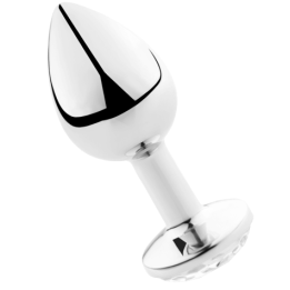 SECRETPLAY - PLUG ANAL TRANSPARENT ALUMINUM 8 CM - D-212418