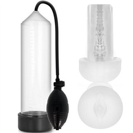 PUMP ADDICTED - RX3 TRANSPARENT WITH PLEASURE SLEEVE - D-220990