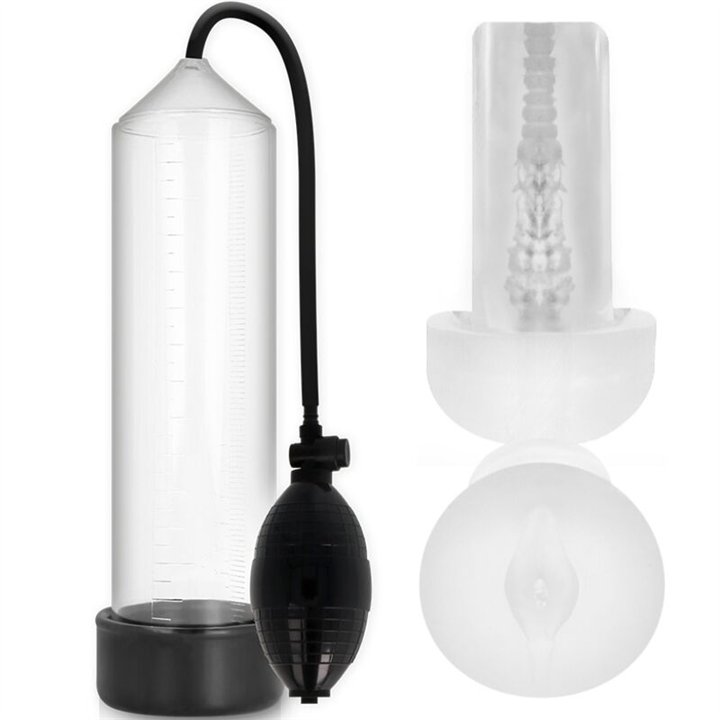 PUMP ADDICTED - RX3 TRANSPARENT WITH PLEASURE SLEEVE - D-220990