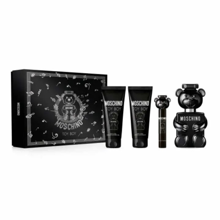 Moschino Toy Boy Eau De Parfum Spray 100ml Set 4 Pieces - unisex