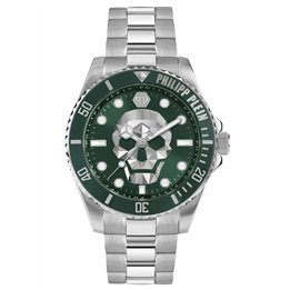 PHILIPP PLEIN Mod. THE $KULL DIVER - GREEN - WW.PWOAA0622