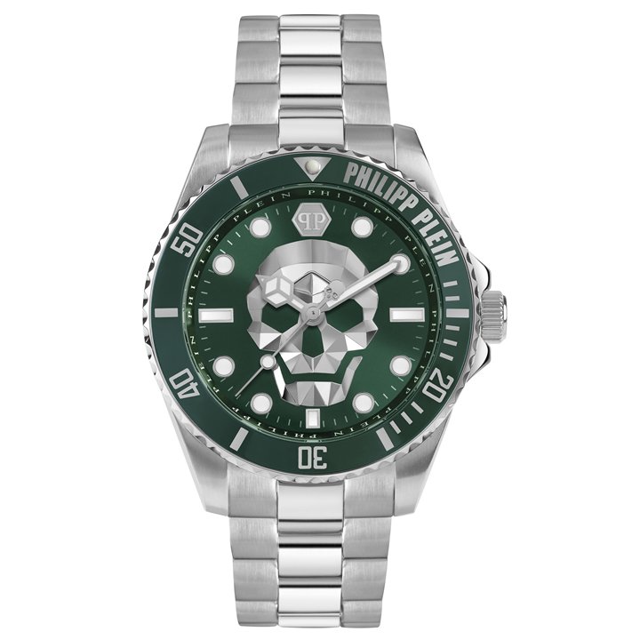 PHILIPP PLEIN Mod. THE $KULL DIVER - GREEN - WW.PWOAA0622